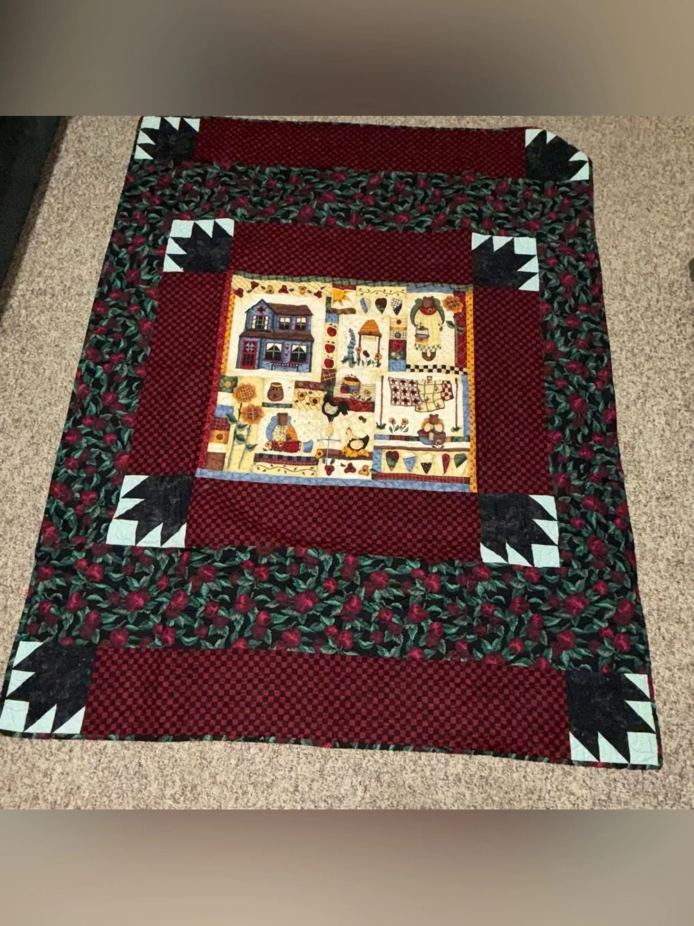 Handmade Patchwork quilt 56